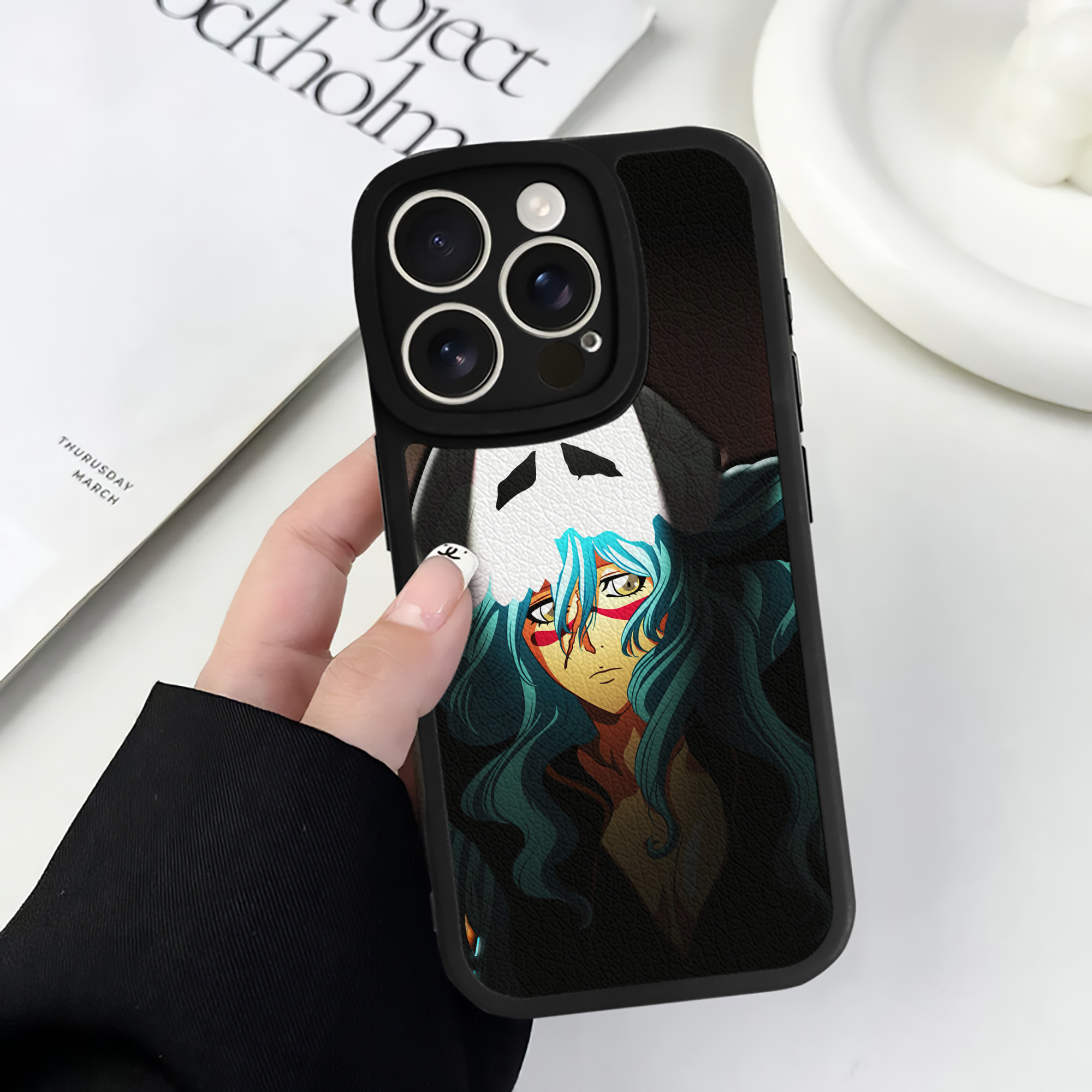 （画像用） ブリーチ BLEACH 【iPhone 16シリーズ対応】シリコンスマホケース（レザー調） 材質：シリコン